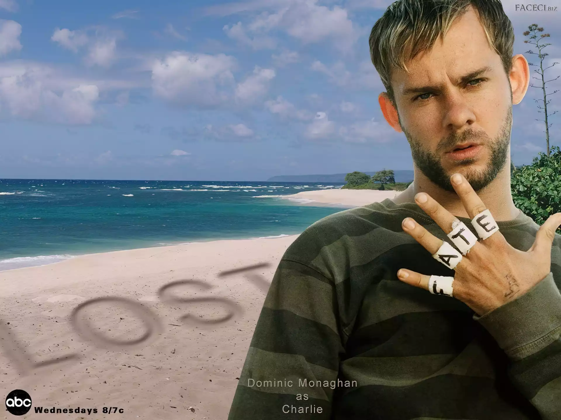 woda, Dominic Monaghan, plaża
